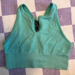 NWOT Pink Active Sports Bra top Light Green